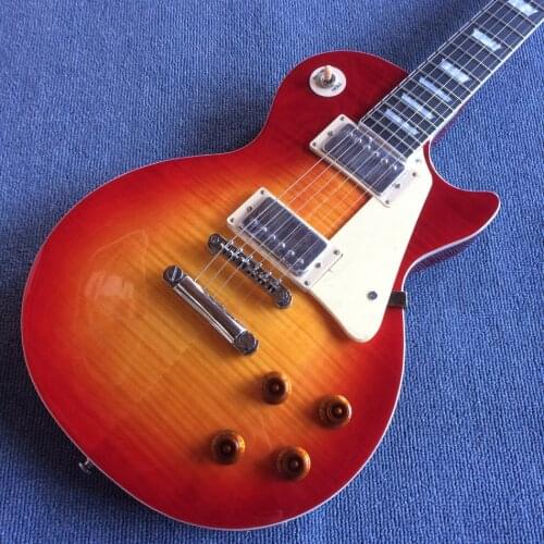 Free delivery, rose finger board Electric guitar, tiger maple top , high quality electric guitar