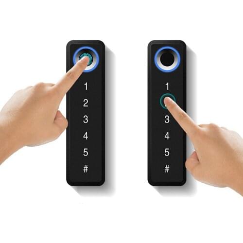 Keyless Digital Small 5 Digit Combination Biometric Fingerprint Drawer Lock for Cabinet and Wooden Furniture cupboards