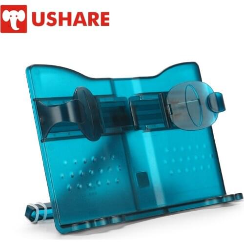 USHARE Book Holder Adjustable Portable Reading Book Stand Book Holder Stand Document Holder Music Document Stand Cookbook Stand