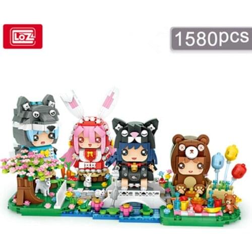 LOZ Building Blocks toys figure Children Intelligence Models Building Christmas Quiz Toys For Children