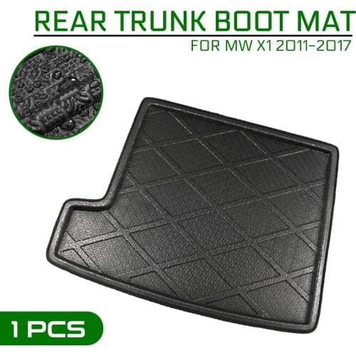For MW X1 2011 2012 2013 2014 2015 2016 2017 Car Floor Mat Carpet Rear Trunk Anti-mud Cover