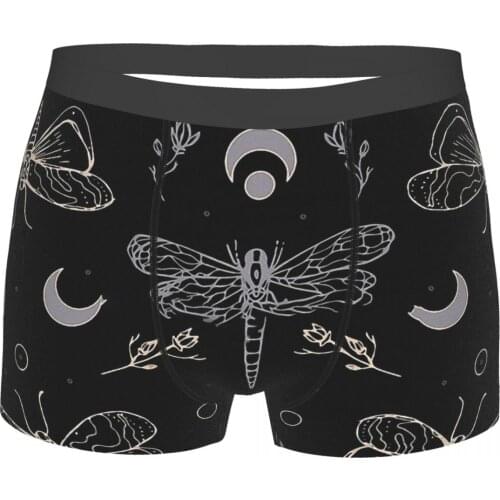 Goth 1980s Subculture Rock Romance Cool Underpants Breathbale Panties Male Underwear Ventilate Shorts Boxer Briefs