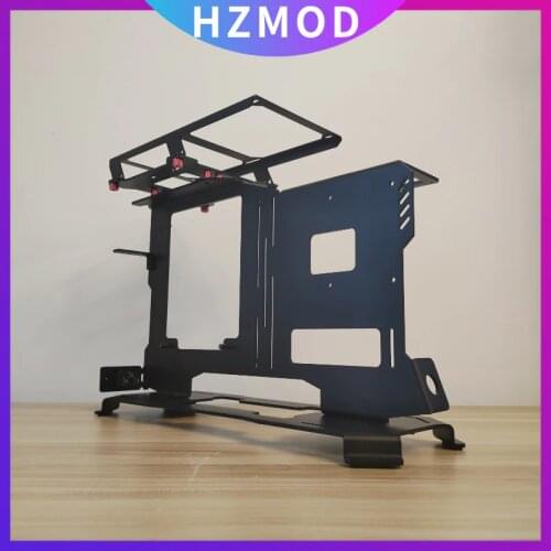 HZMOD Twin A4 aluminum chassis open ITX case long graphics card mini portable product Non-XTIA