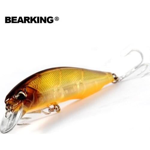 2017 hot model Bearking 10cm 14.5g Fishing Wobblers 5pcs/lot Fishing Lure Bait Swimbait Crankbait with 2xstrong Hooks