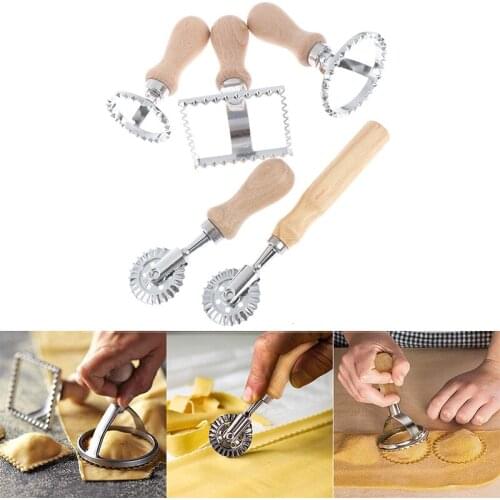 5styles Pasta Hand-Cutting Machine Embossed Dumpling Embossing cake gadget