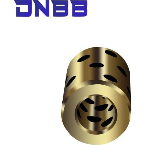1PC LM4 LM5 LM6 LM8 LM10 linear graphite copper set copper bushing oil self-lubricating bearing JDB LM6UU LM8UU 3D printed parts