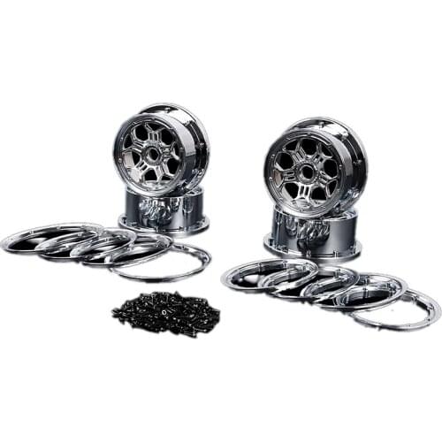 Front and Rear New Wheel Hub with Ring Screws Set for 1/5 HPI ROFUN ROVAN KM BAJA 5B SS RC CAR Toys PARTS