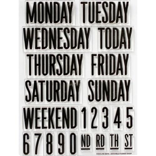 Words Clear Stamp Transparent seal for DIY scrapbooking/Card Making c610