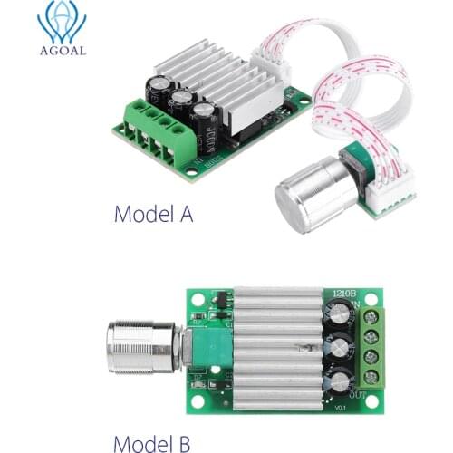 PWM DC 12V-24V 10A Motor Speed Control Switch Controller 1203Bk Pwm Dc Motor Governor Controller Durable Machine 5%-100