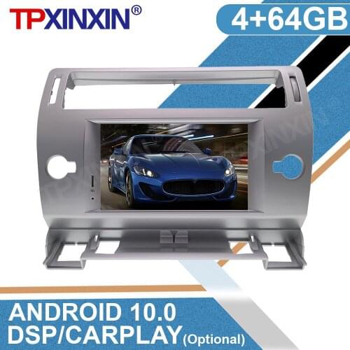 PX6 DSP 4GB+64GB Android 10.0 For Citroen C4 Quatre Triumph 2004-2012 Car IPS Multimedia DVD Playerd Radio WIFI Audio GPS