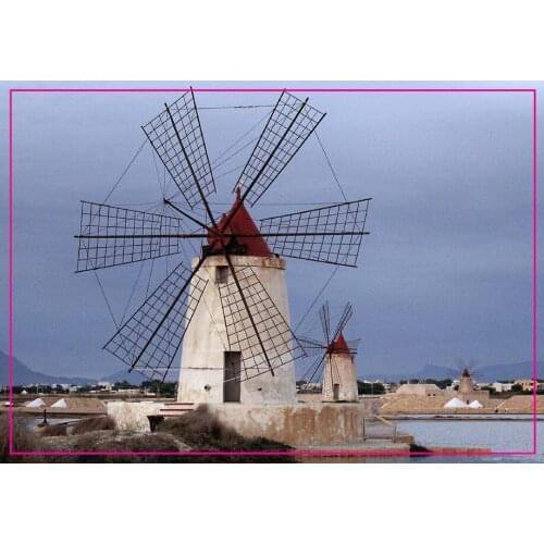 Souvenir Magnets Over Min. Order $12,Italy Sicily Island Windmills Metal Refrigerator Magnet 5576 Tourist Souvenirs