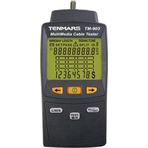 TENMARS TM-903 Handeld Lan Cable Meter or Network Cable Tester