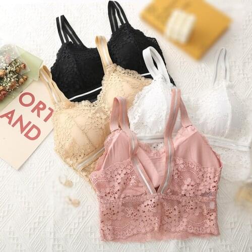 Women Camisoles Sexy Lace Hollow Backless Cami Comfy Stretchy Breathable Solid Color Underwear With Padded