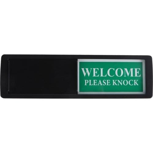 1pc Non-Scratch Magnetic Slider Privacy Indicator Sign Office Signboard