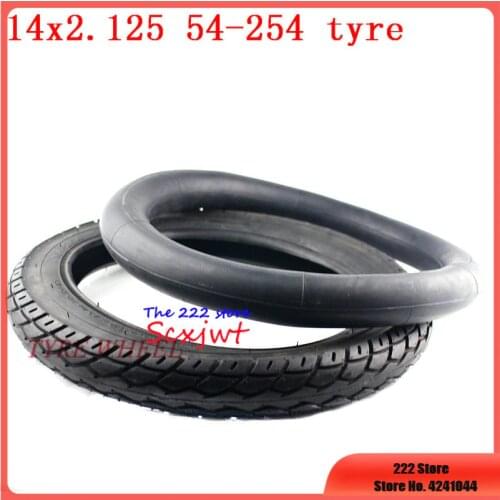 14 inch wheel Tire 14 X 2.125 / 54-254 tyre inner tube fits Many Gas Electric Scooters and e-Bike 14*2.125 tire 14x2.125