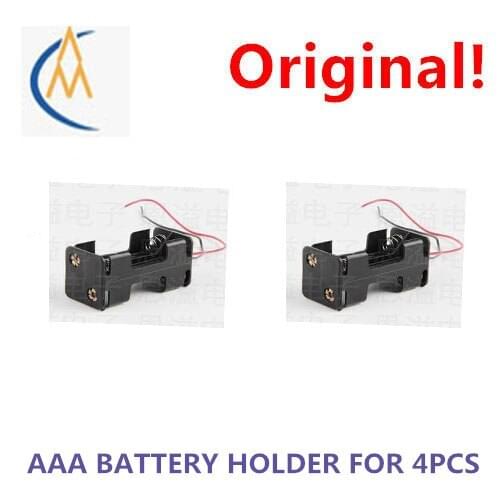 2PCS Without a switch with a lid four batteries battery box seat section 4 suite double power supply
