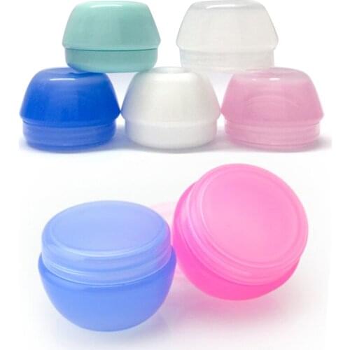 5Pcs/Lot Empty Cosmetic Jar Pot Eyeshadow Makeup Face Cream Lotion Container Leafproof Portable Travel Pot 5/10/20/30g Wholesale