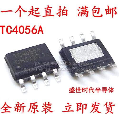 5/PCS NEW Brand New Original Authentic Product Tc4056a Replace Tp4056 1A Lithium Battery Charging IC Chip Patch Sop-8