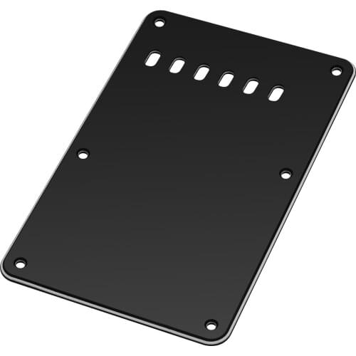 6 Holes 3-Ply Guitar Backplate Tremolo Back Cover Replacement for ST Electric Guitar Accessories for Guitar