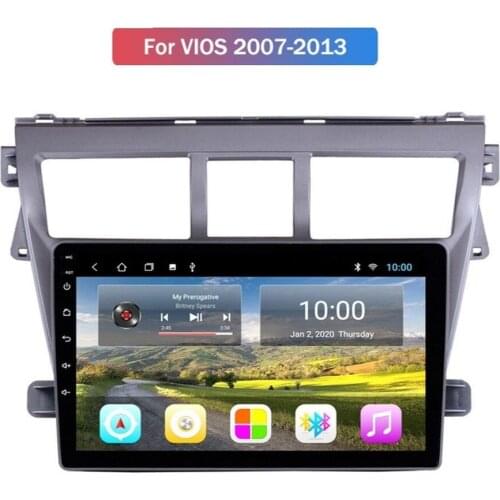 Android 10.0 Car Radio Player For TOYOTA VIOS 2007-2013 With Wifi 4G AHD DSP Mirror Link Backup Camera Support USB DVR
