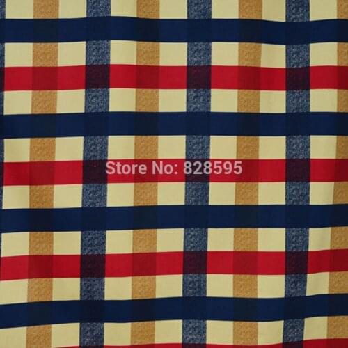 DA213 Blue Red Beige Printed A Grade Pure Cotton Canvas Sofa/Cushion Cover Fabric (1Yard) Hongkong post tracking number