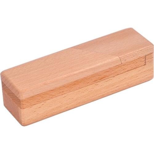 Wooden Brain Teaser Secret Opening Puzzle Box Magic Mysterious Box Gift Box Free Shipping