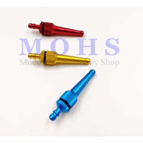 3Color 2pcs/lot Fuel Pipe Nozzle with Fuel Filter filling nozzle Gasoline glow gas fuel jointer for RC aircraft Boat Car
