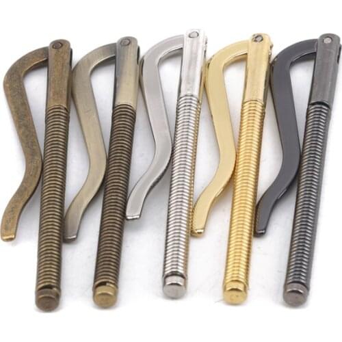 Metal Money Clip Buckle Hook Bar Wallet Replace Spring Cash Holster Holder Leather Craft Hardware Accessories