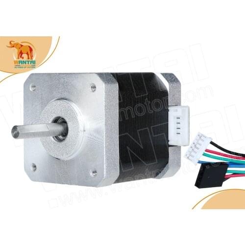 New arrival!1pc Nema 17 Wantai Stepper Motor,42BYGHW811L20P1-X2, 4800g.cm,2.5A ,flat shaft, 3D Reprap I3 Printer