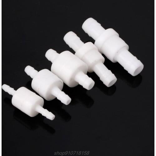 Plastic One-Way Non-Return Water Inline Fluids Check Valves for Fuel Gas Liquid M26 21 Dropship