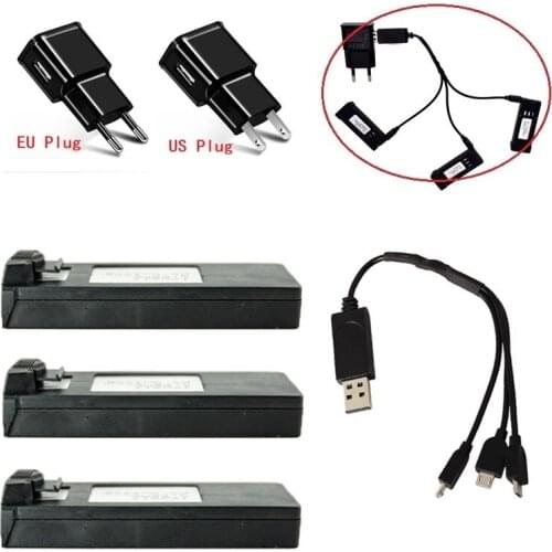Original 3.7V 1800mAh Drone battery Charger Sets For JD-20S JD20S YH18S GPS RC Quadcopter spare parts Drone Lipo battery