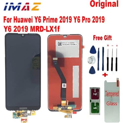 IMAZ Original LCD For Huawei Y6 2019 Y6S Y6 Prime 2019 Y6 Pro 2019 MRD-LX1f LX1 LX2 LCD Display Touch Screen For Honor 8A LCD