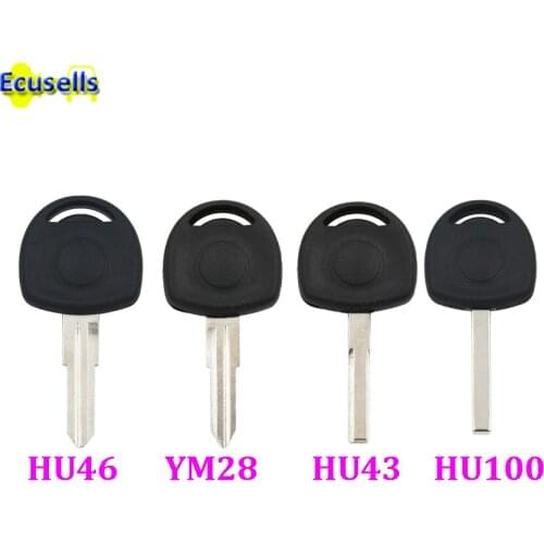 Blank transponder key case shell fob for Vauxhall Opel Vectra Agila Astra Combo Corsa Tigra Zafira Omega HU46 HU100 HU43 YM28