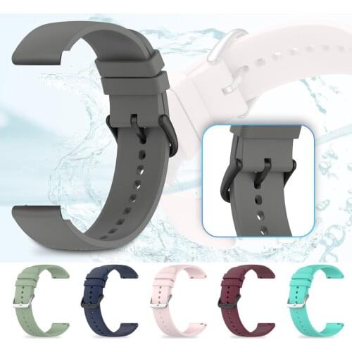 Silicone Strap Samsung Galaxy Watch 4 And Watch4 Classic Round Tail 6 Color Replaceable Waistband Adjustable Smart Bracelet