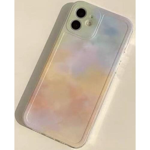 Retro Art Oil Painting Landscape Clouds Phone Case For iPhone 11 Pro Max Xr Xs Max X 7 7 Puls 8 Puls Cases Soft Silicone Cover