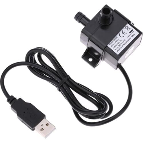 Ultra-quiet Water Pump 5V 2.3W 220L/H Flow Rate Waterproof Brushless Pump Mini Submersible Water Filter Fish Tank Fountain Pump