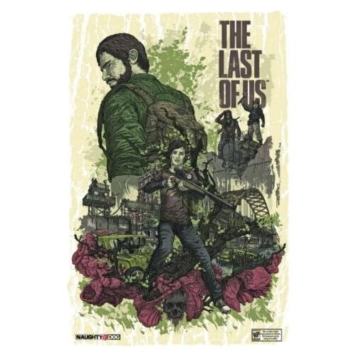 THE LAST OF US Art print Silk poster Home Wall Decor