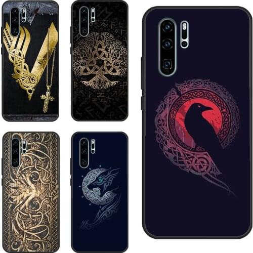 Vikings Odin Fenrir Vegvisir For Huawei P Smart 2019 Nova 5T P20 Pro P40 P30 Lite Case For Honor 10X Lite 8X 9X 10i