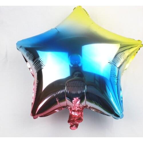 18inch Gradient Color Balloon Foil Balloon Birthday Inflatable Helium Balloons Wedding Decoration Baby Shower Decor Party Supply