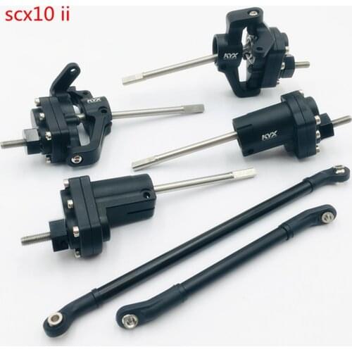 1/10 RC Crawler Car Metal Portal Axle Upgrades knuckle Lockout for Axial SCX10-ll 90046 for KYX SCX10 II Axle HD Portal Gears