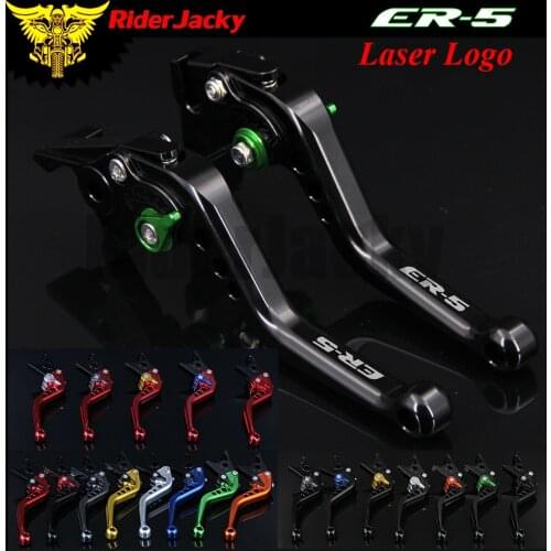 RiderJacky Motorcycle Accessories Short Brake Clutch Levers For Kawasaki ER-5 ER5 ER 5 2004-2005 04 05