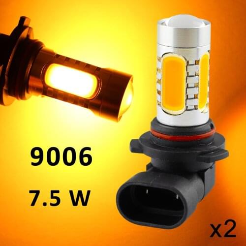 Vehicles Fog Light Driving Bulbs Accessories Fit For HB4 9006 9012 9006HP 9006XS Yellow Color Style LED DRL Fog Day Parts