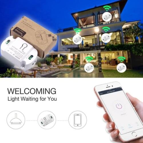 Wifi DIY Smart Wireless Remote Switch Homekit Module Work With Tuya Alexa Google Home 10A Smart Home Automation Module