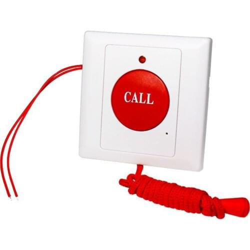 SOS Pull-Rope Emergency Button Wall Panel Fire Alarm Manual Button For Elderly/Patient Use At Home Hospital Nursing Home Hotel