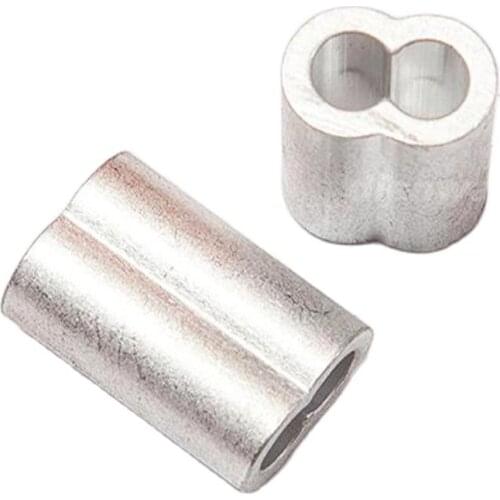 M2 Aluminum Crimping Loop Sleeves Cable Crimp
