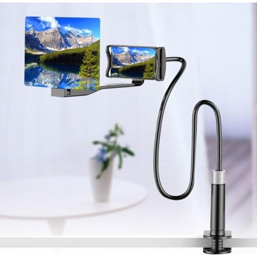 Mobile Phone HD Projection Bracket Screen Magnifier 360 Degree Adjustable 8/12 Inch for Home HSJ-19