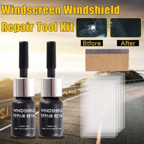 Automotive Glass Chip Repair Tool Kit Nano Repair Fluid Car Window Glass Crack Repair Tool Kit Car Assecories