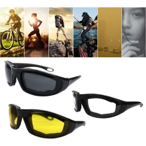 Driving Motorcycle Glasses Protective Motorcycle Glasses Sun Glasses Windproof Riding Motor Goggles Cycling Outdoor Universal