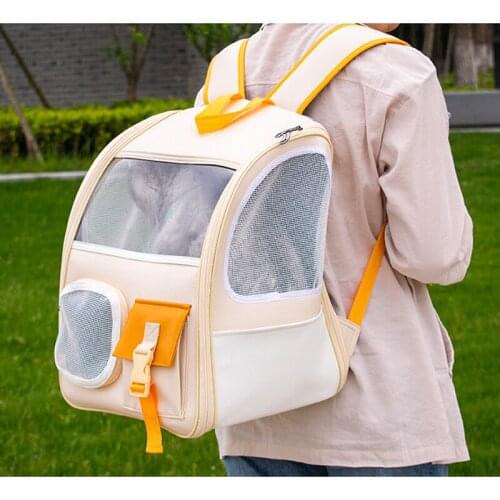 Pet Cat Carrier Backpack Breathable Bag Dog Travel Outdoor For Small Dogs Cats Portable Packaging Carrying Pet Supplies