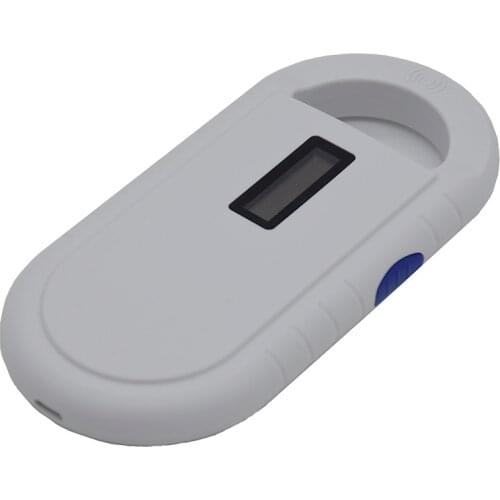 READELL low frequency cheap rfid handheld Animal chip tag reader or 134.2khz Fdx-b pet Injection Microchip
